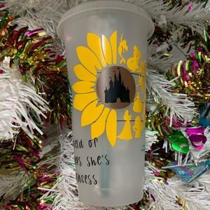 Disney Sunflower Starbucks Cup